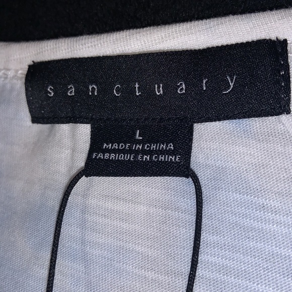 💥$10 SALE💥 NWT! Sanctuary Twist Capped Sleeve Shirt - Sky Blue - Picture 5 of 7